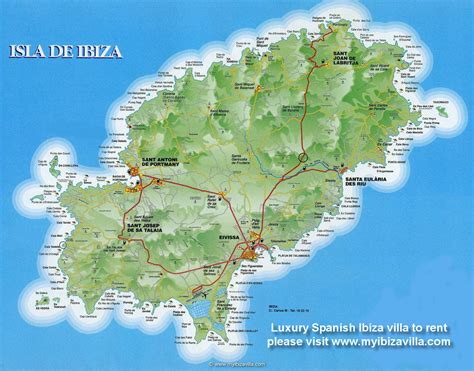 ibiza wiki|map of ibiza island.